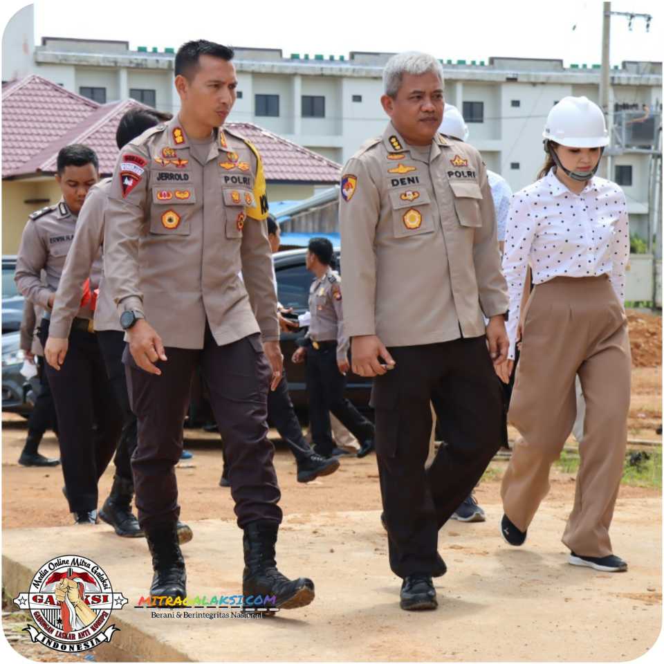 Kapolres Kubu Raya AKBP Jerrold H.Y. Kumontoy, S.I.K., M.Si.,Dampingi Tim Asistensi Mabes Polri di Gedung Baru Mapolres Kubu Raya.