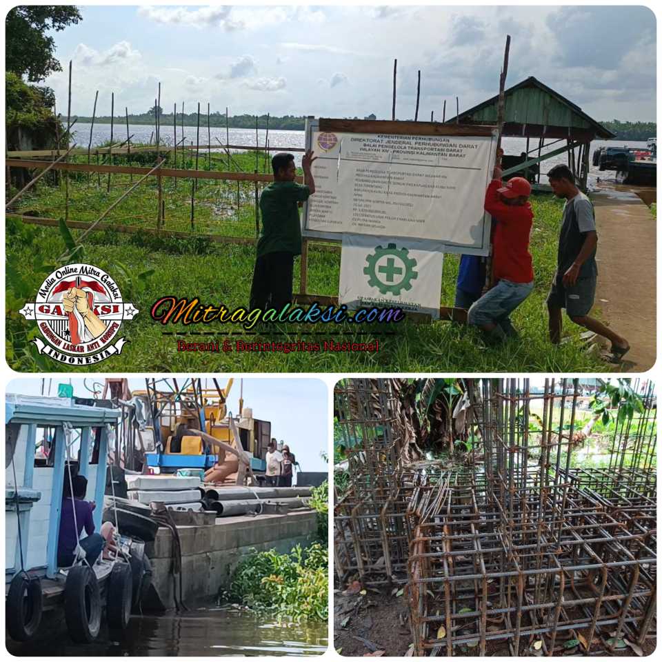 FW-LSM Kalbar Tinjau Pembanggunan Halte DAS di Kabupaten Kubu Raya.