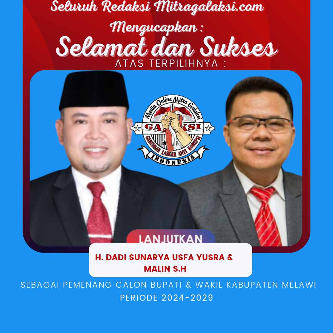 Deklarasi Kemenangan Hasil Quick Count Pasang Calon Bupati dan Wakil Bupati Melawi Dadi – Malin di Pilkada Kabupaten Melawi Tahun 2024