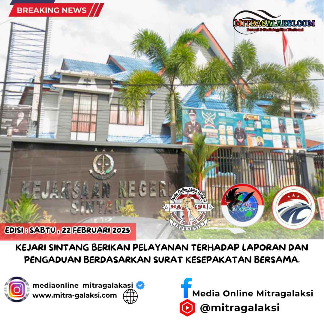 Kejari Sintang Berikan Pelayanan Terhadap Laporan dan Pengaduan Berdasarkan Surat Kesepakatan Bersama.