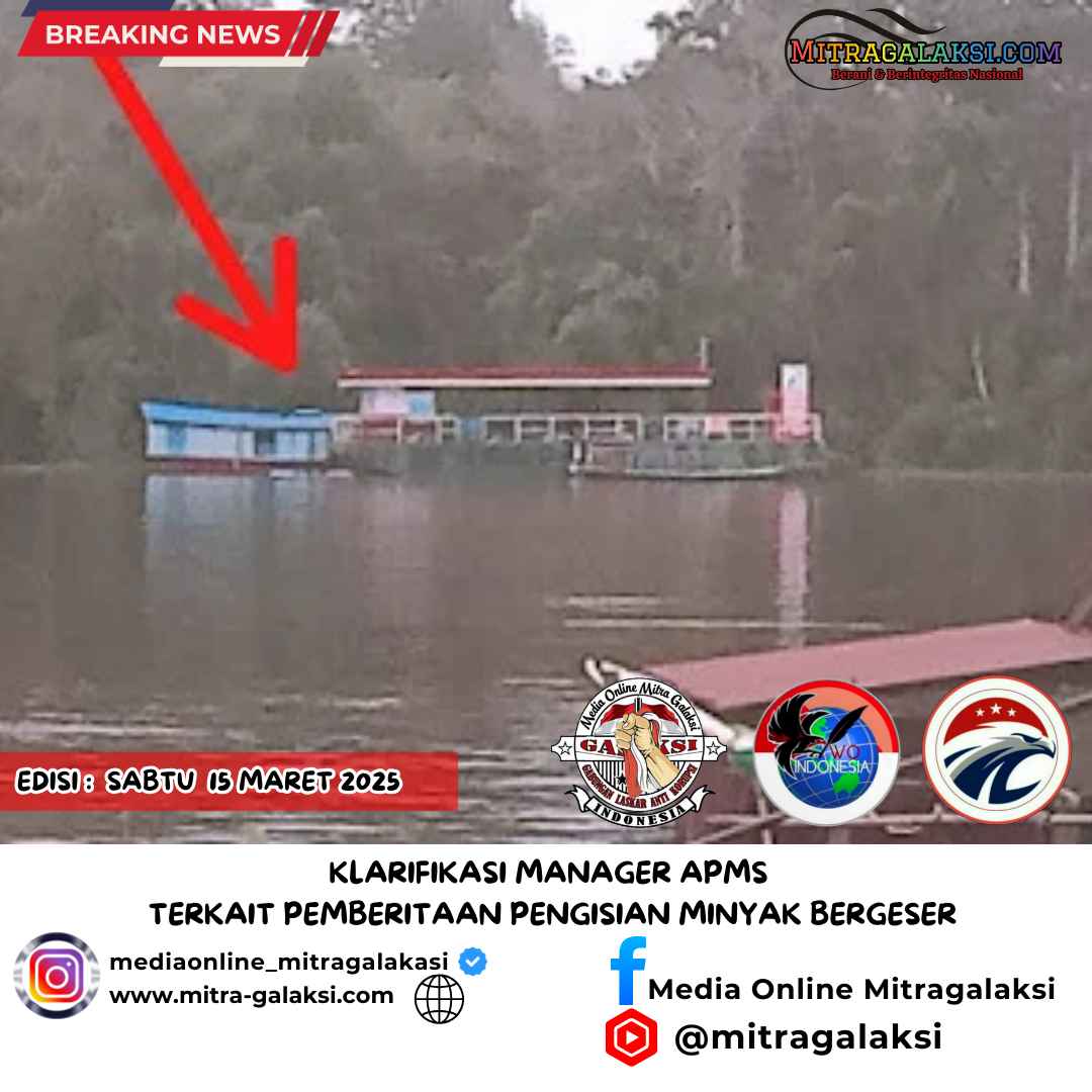 Klarifikasi Manager APMS Terkait Pemberitaan Pengisian Minyak Bergeser