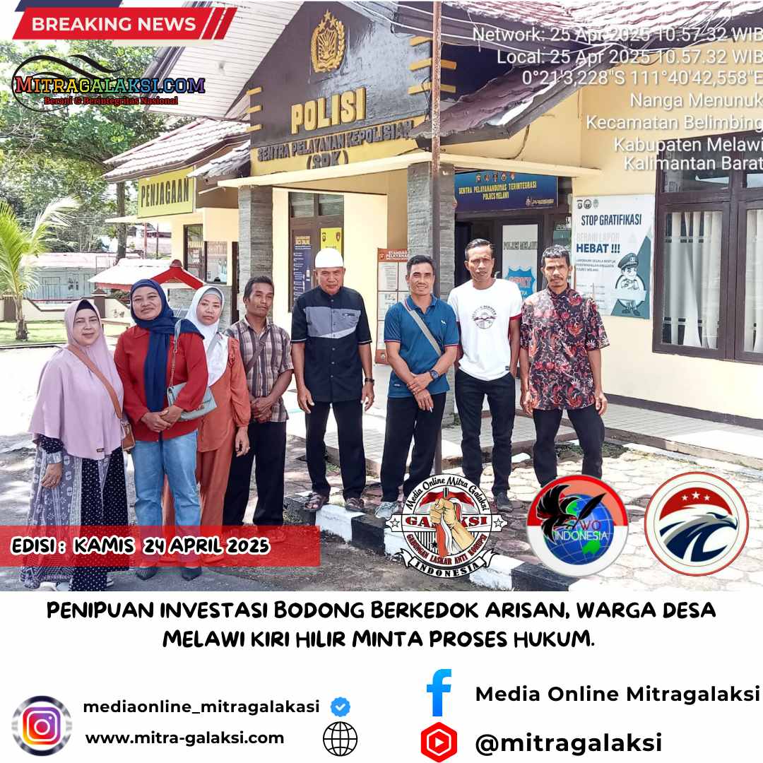Penipuan Investasi Bodong Berkedok Arisan, Warga Desa Melawi Kiri Hilir Minta Proses Hukum.