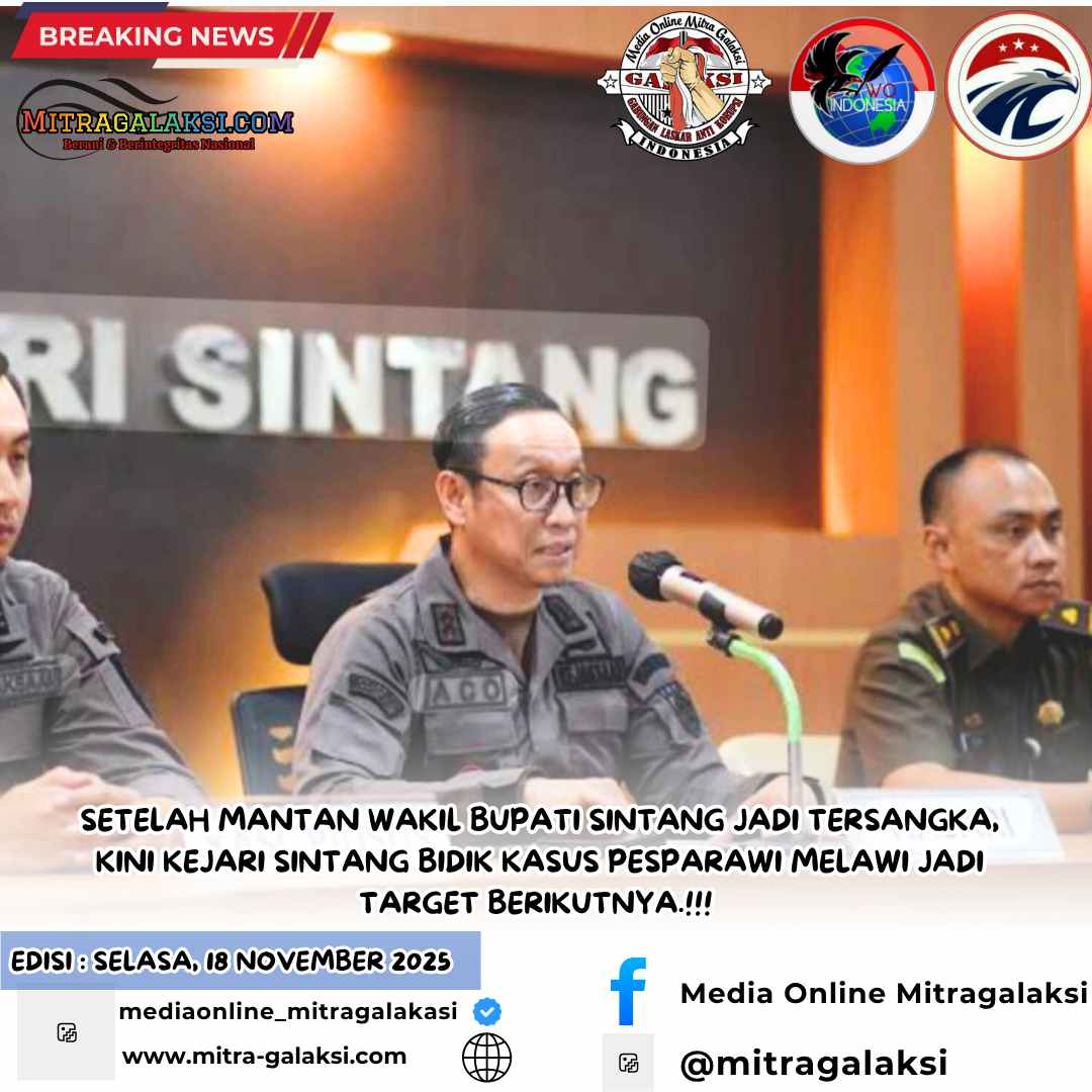 Kejati Kalbar Tetapkan Mantan Wakil Bupati Sintang Tersangka, Kasus Pesparawi Melawi Jadi Target Berikutnya