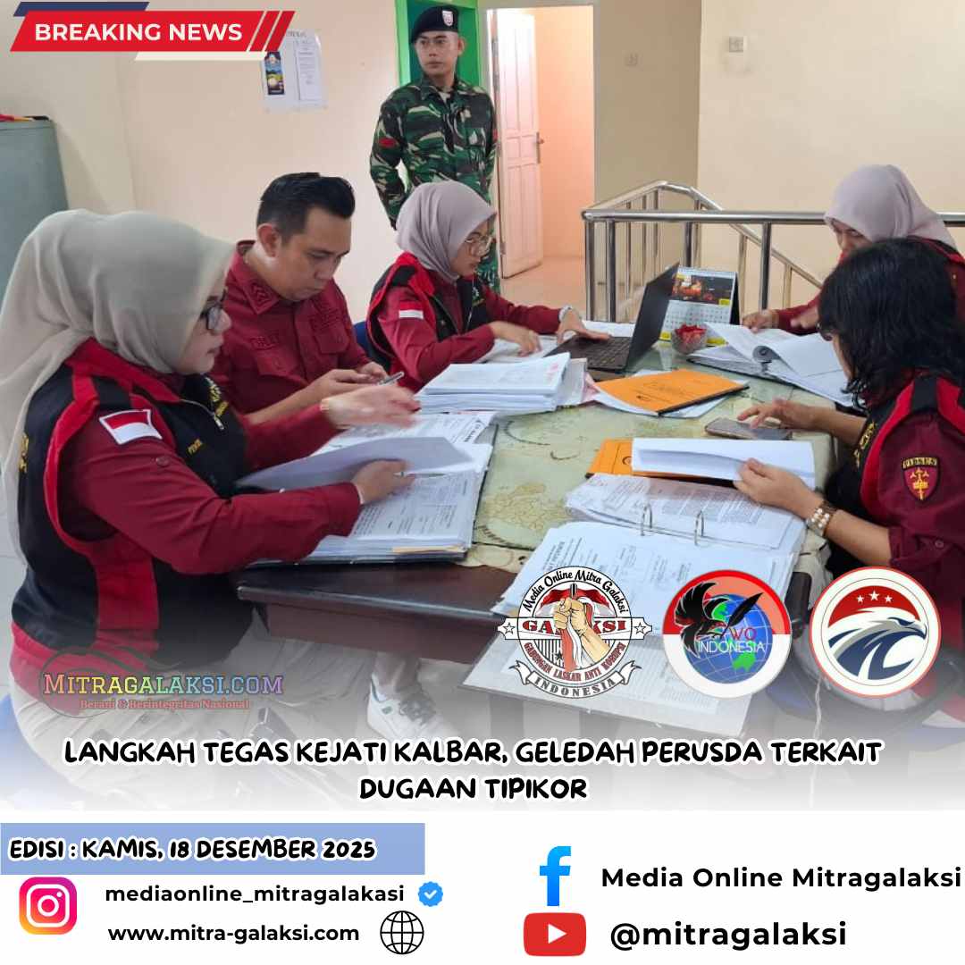 Langkah Tegas Kejati Kalbar, Geledah Perusda Terkait Dugaan Tipikor