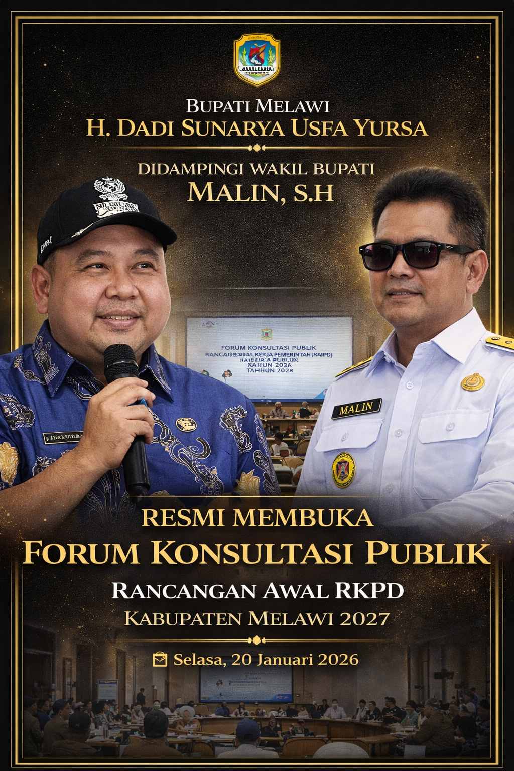 Bupati Melawi Buka Forum Konsultasi Publik RKPD 2027
