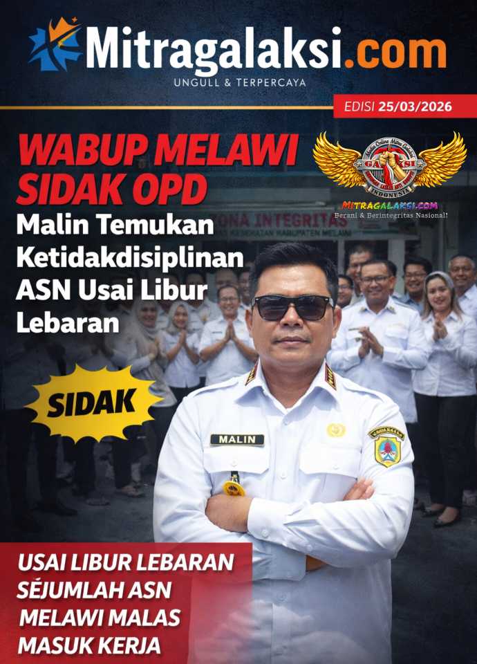 Wakil Bupati Melawi Sidak Sejumlah OPD, Pastikan Pelayanan Publik Kembali Normal Pasca Lebaran