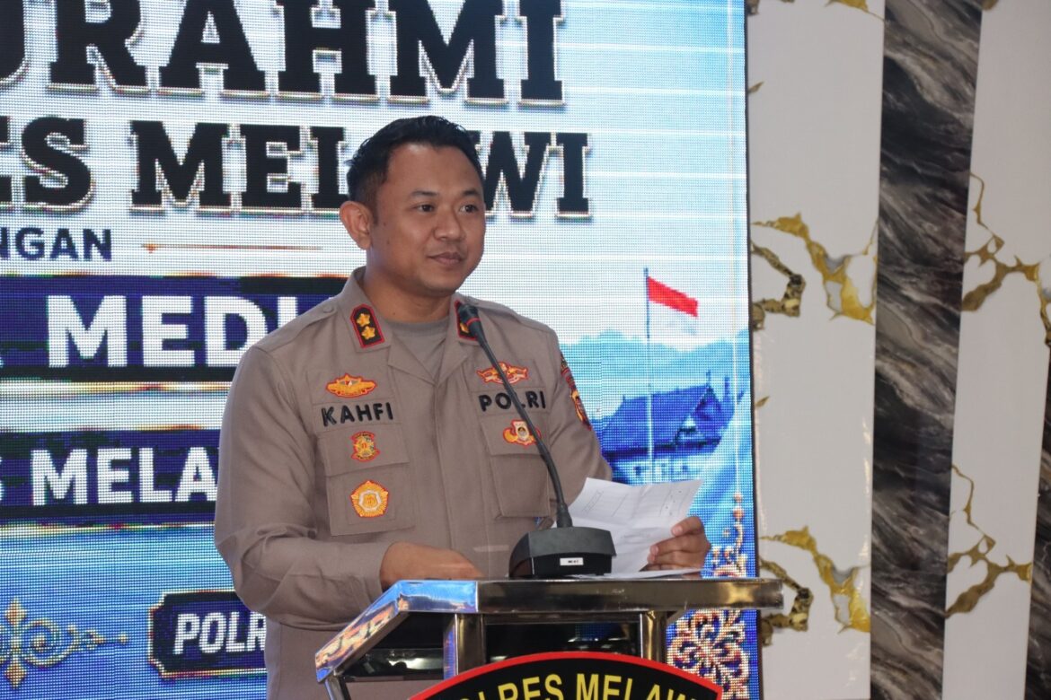 Kapolres Melawi Perkuat Sinergi dan Komunikasi dengan Awak Media