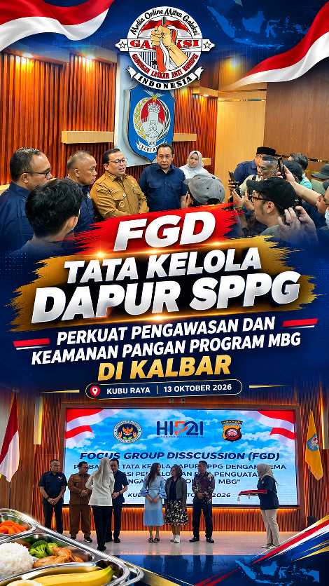 Fgd Tata Kelola Dapur Sppg, Perkuat Pengawasan Dan Keamanan Pangan Program Mbg Di Kalbar